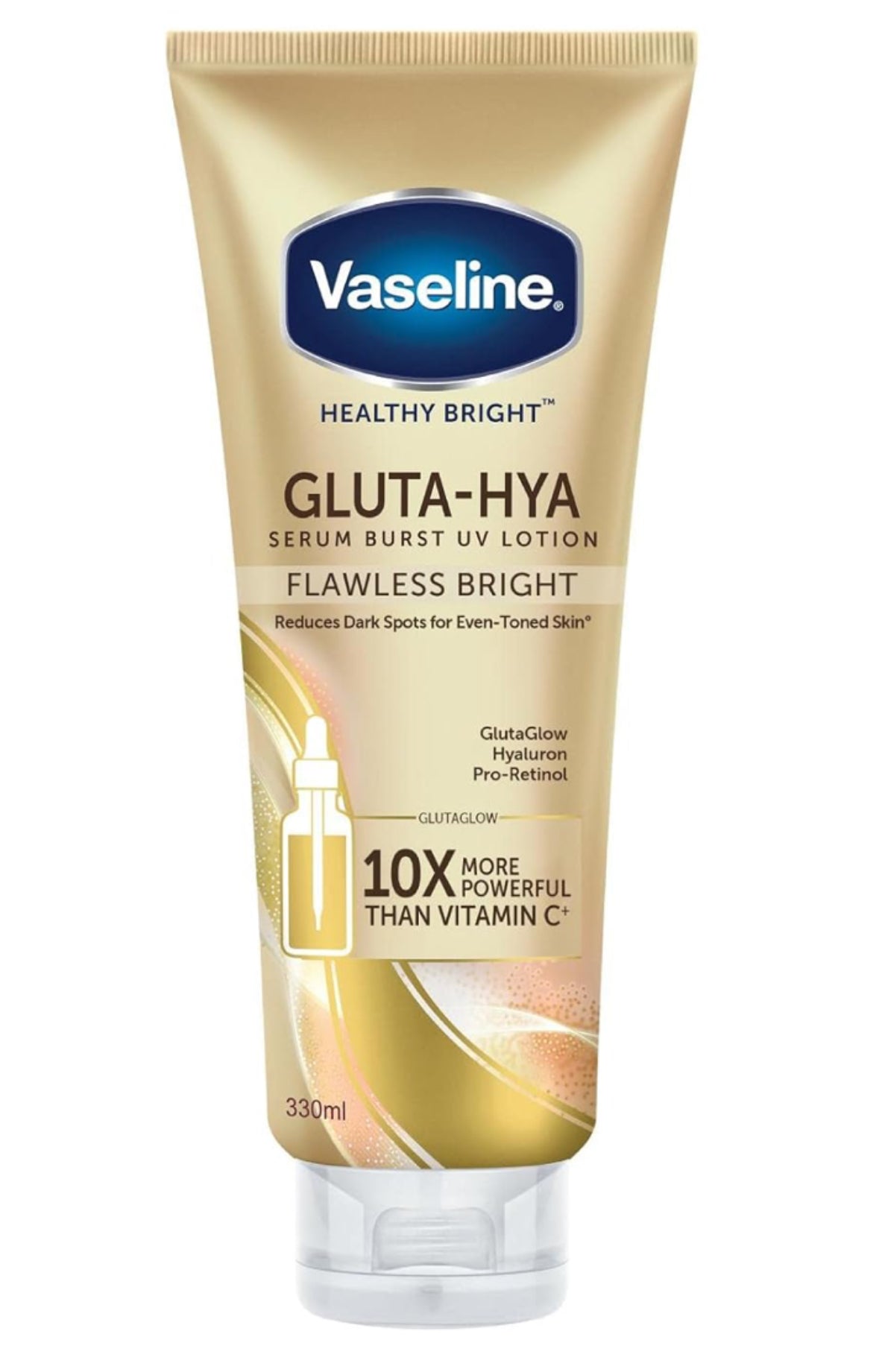 Vaseline® Gluta-Hya Smooth Radiance Serum Burst Lotion 330ml