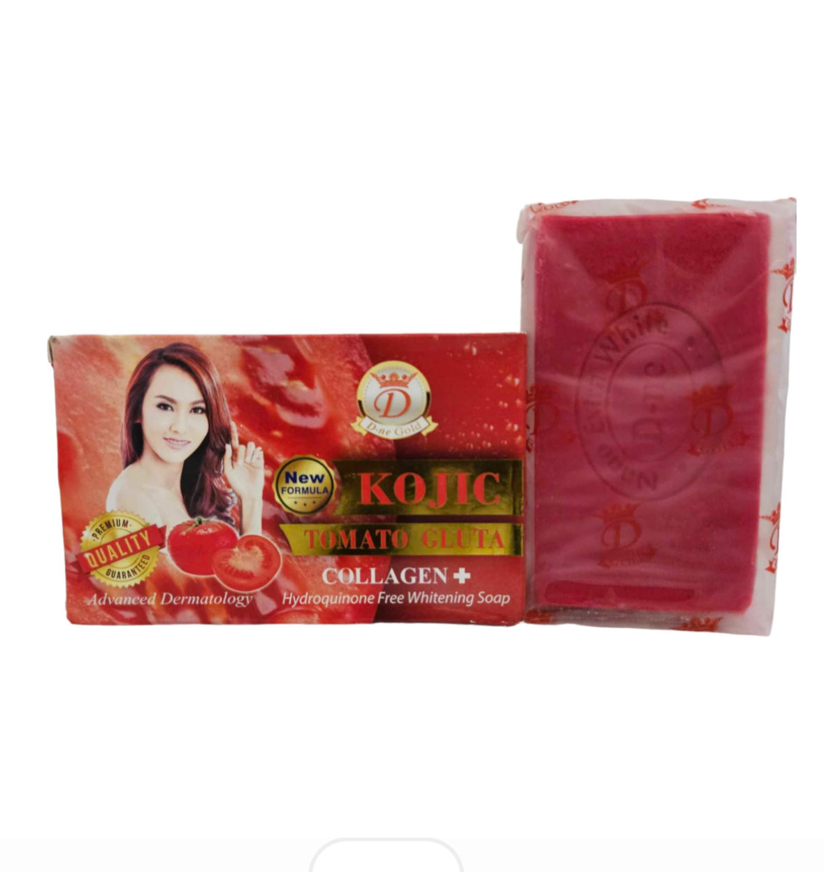 Savon éclaircissant KOJIC TOMATO GLUTA COLLAGÈNE 160 g