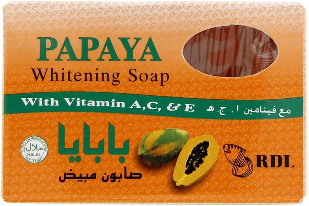 Savon RDL éclaircissant à la papaye et vitamines A,C et E 135G