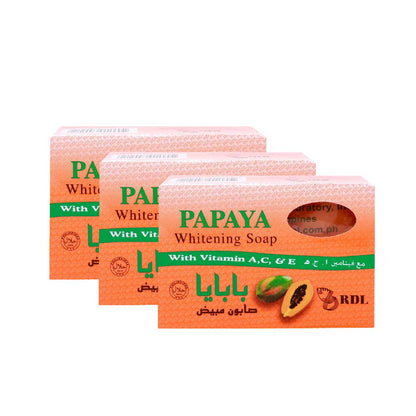 Savon RDL éclaircissant à la papaye et vitamines A,C et E 135G