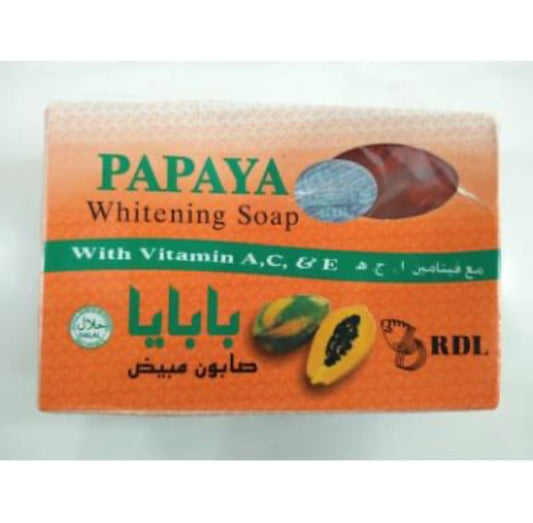 Savon RDL éclaircissant à la papaye et vitamines A,C et E 135G